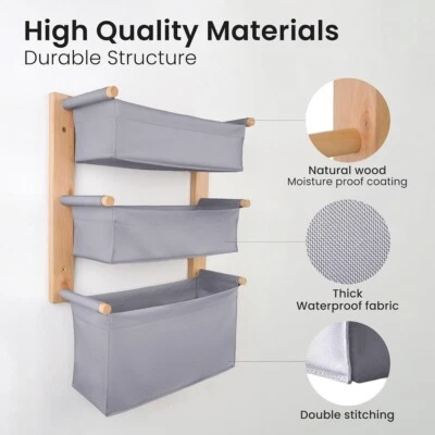 Cestas de armazenamento suspensas Good Bits - Imagem 1 de 4