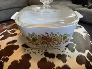 Rare Vintage Corning Ware L’Echalote La Marjolaine Spice of Life 3qt glass lid. - Picture 1 of 6