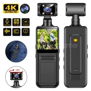 Handheld Helmet Sports Action Camera 4K 180° Rotatable WIFI Pocket Camera Video - Picture 1 of 26