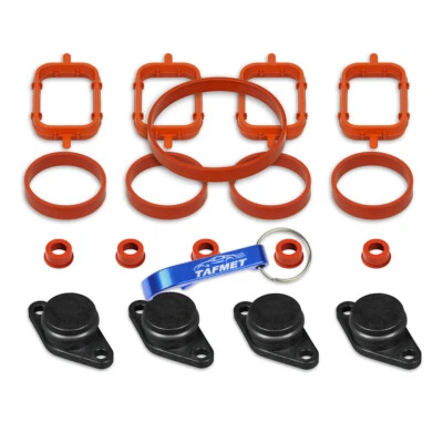 4 x 22 mm Drallklappen Swirl Flaps Dichtungen für BMW M47 E46 X3 E83 E60 E90 E87 - Image 1 of 4