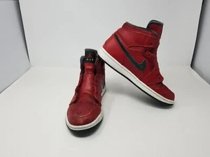 Nike Air Jordan 1 Retro Hi Premier #332134-631 Red Sneakers Authentic 2013 Sz 8 - Picture 1 of 9