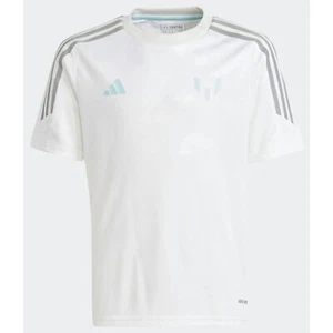 adidas Lionel Messi Training Performance T-Shirt Youth Size X-Small White Kids - Picture 1 of 4