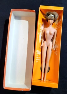 Vintage Original 1958 Midge Doll w/no clothes...brown bubble cut w/original box - Picture 1 of 12