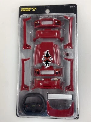 2004 Radio Shack XMODS Super Street Red Body Kit for RC Car Toyota Supra 60-8518 - Изображение 1 из 4