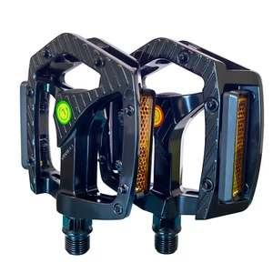 Bike Pedals 9/16" Electric Bicycle Pedals Pair Black Sealed Bearing Non-slip - Picture 1 of 3
