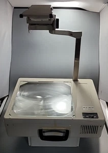ELMO RETRO TRANSPARENCY OVERHEAD PROJECTOR MODEL HP-285S *FOR PARTS* - Picture 1 of 17
