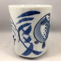 Made in Japan Japanese 3-1//8/"H Porcelain Tea Sushi Coffee Cup Mug Sumo Moves