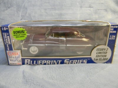 1/24 SCALE 1949 MERCURY CLUB COUPE MAROON CLASSIC METAL WORKS DIECAST CAR-MIB - Image 1 of 4