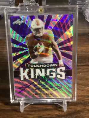 2018 Leaf Metal Draft Touchdown Kings Autograph Purple #TKJK1 John Kelly 9/15 - Image 1 of 2