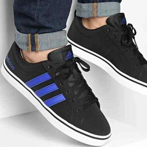 Zapatillas Adidas VS Pace para hombre negras azules y blancas todas las tallas del Reino Unido nuevas en caja AVSPBBW1 - Imagen 1 de 15