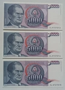 Yugoslavia set banknotes "TITO"1.V.1985-UNC - Picture 1 of 2