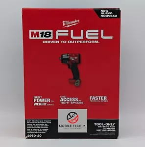 Milwaukee M18 FUEL 3/8" in 2960-20 Mid-Torque Impact Wrench w/ Friction Ring - Picture 1 of 2