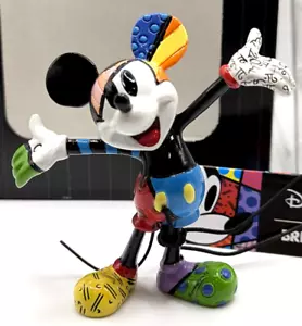 Britto Mickey Mouse Mini Figurine 3.25" Enesco Disney 4049372 NIB - Picture 1 of 15