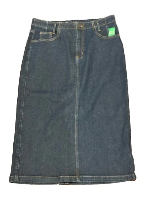 GAP Women's Denim Skirt Back Detailing Modest Midi Length Size 30|10P New - Image 1 of 4