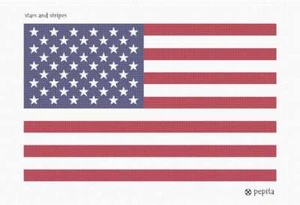 Stars And Stripes Nadelspitzen-Set oder Canvas - Bild 1 von 2