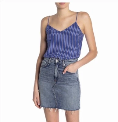 Rag & Bone Astrid Cami in Blue Multi. NWT. Size Medium. Retail- $275 - Image 1 of 4
