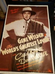 THE WORLD'S GREATEST LOVER ORIGINAL ONE SHEET MOVIE POSTER GENE WILDER1977(185f) - Bild 1 von 24