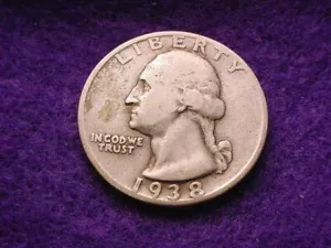 1938-S WASHINGTON QUARTER GREAT KEY DATE COIN!! #3 - Picture 1 of 2