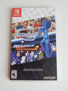 Mega Man Legacy Collection 1+2 Game in Case! Nintendo Switch! Megaman - Picture 1 of 2