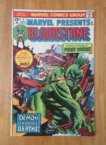 MARVEL PRESENTS (1975) BLOODSTONE #1 **Super Bright & Glossy!** (NM-/9.0) - Picture 1 of 4
