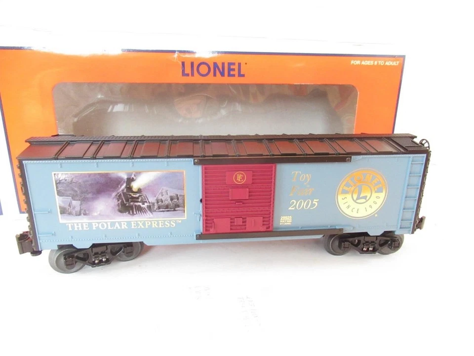 LIONEL LTD PRODUCTION- 29925- 2005 POLAR EXPRESS TOY FAIR BOXCAR  - MINT- A-SH - Image 1 of 1