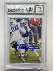 2020 CEEDEE LAMB RC Auto On Card Beckett Fanatics Authentic Chronicles Luminance - Picture 1 of 2
