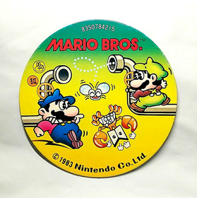 (Game Item) Menko, Famicom, 8350784215, Mario Bros, EX, 1983, Amada, Nintendo 1