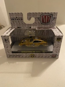 1/64 M2 MOONEYES 1970 NISSAN DATSUN FAIRLADY 240Z LIQUID GOLD - Picture 1 of 5