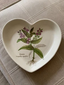 Poole Pottery "Country Lane" Heart Shaped Dish (Veronica Anagallis Aquatica) - Picture 1 of 2