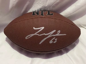 Philadelphia Eagles LANE JOHNSON Signed NFL Football - Picture 1 of 1