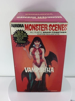 Aurora Monster Scenes Vampirella 638-130 1971 Factory Sealed Model Kit Vintage - Image 1 of 4