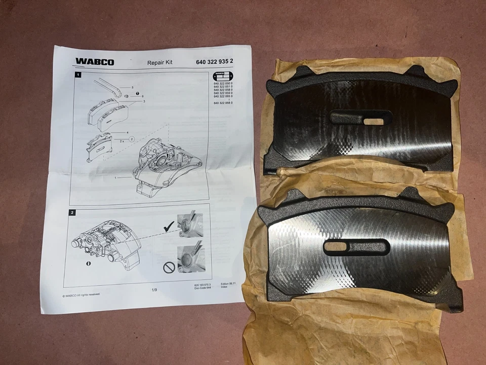 Kit de reparación de placa de presión de pinza WABCO 6403229352 | Parts Masters Foto 1 de 4