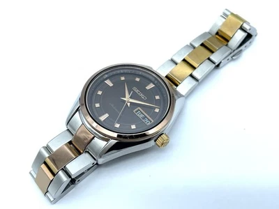 Near MINT SEIKO PRESAGE Automatic Ladies Watch 36mm Brown Dial DAYDATE 4R36-03C0 - Image 1 of 4