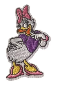 Disney's Daisy Duck Cartoon Embroidered Iron On Patch Hat Jacket Badge - Picture 1 of 4
