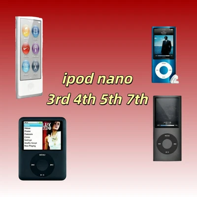 New Sealed Apple iPod Nano 3rd 4th 5th 7th Gen 4GB 8GB 16GB All Colors - Image 1 of 4