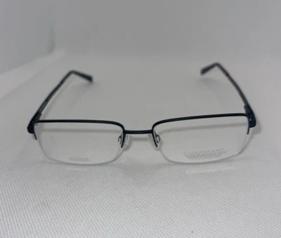 NEW CHARMANT TITANIUM PERFECTION CH11461 BLACK AUTHENTIC EYEGLASSES 52 - Image 1 of 4
