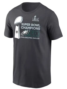 Philadelphia Eagles 2024 Super Bowl LIX Champions Locker Room Short Sleeve - 3XL - Picture 1 of 5