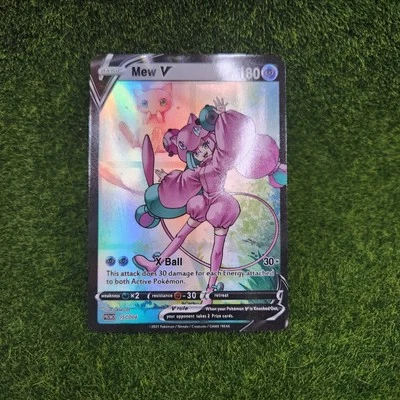 Mew V Iono  Pokemon Waifu Goddess Story Waifu Card Girl Holo  Custom - Image 1 of 2