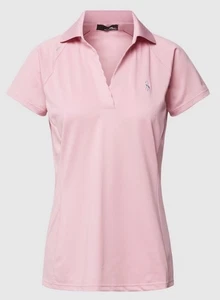 RLX Women GOLF Tailored Fit Piqué Polo Shirt In Pink Flamingo Size XS $110  - Picture 1 of 8
