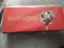 Iron Maiden Official Royal Mail Stamps !LIMITED EDITION GOLD STAMP SET! Sealed
