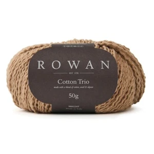 Rowan ::Cotton Trio #112:: cotton wool alpaca yarn Caramel - Picture 1 of 5