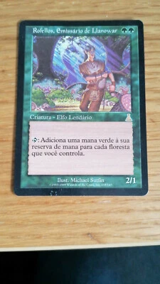 (mtg) Rofellos, Emissary of Llanowar - Tempest - In Portuguese. - Image 1 of 2