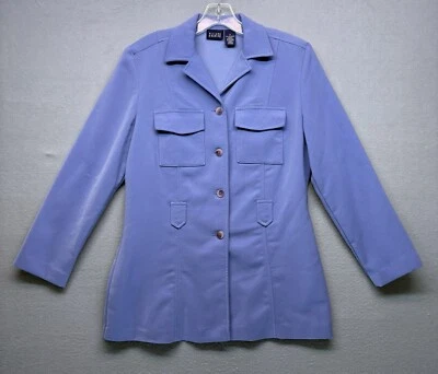 Hillard & Hanson Mujer Lavanda Manga Larga Abotonable Ligero Chaqueta de Negocios 8 Foto 1 de 4