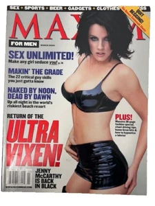 Maxim #27 March 2000 Jenny McCarthy Astrid Munoz Jennifer O'Dell - MINT - Imagen 1 de 2