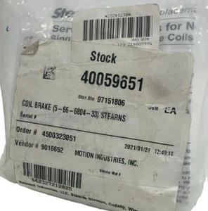 NEW SEALED STEARNS REXNORD 5-66-6804-33 COIL KIT 460V 60HZ 566680433 - Picture 1 of 5