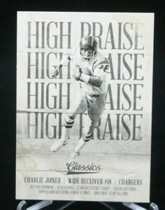 2018 Classics High Praise #14 Charlie Joiner San Diego Chargers - Picture 1 of 2