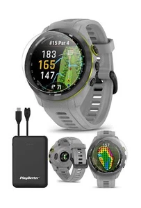 Garmin Approach S70 (Gray, 42mm) Golf GPS Watch Bundle - AMOLED Display, Virt... - Picture 1 of 9