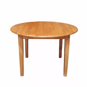 New Solid American Oak Round Dining Table 120CM - Picture 1 of 5