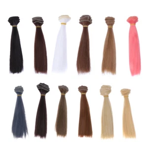 Straight Wigs Diy Doll Hair Wefts Doll Hair Wigs Dolls Hairpiece Fiber Wigs - Picture 1 of 12