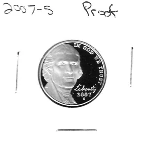 2007-S Jefferson Proof Nickel - Picture 1 of 1